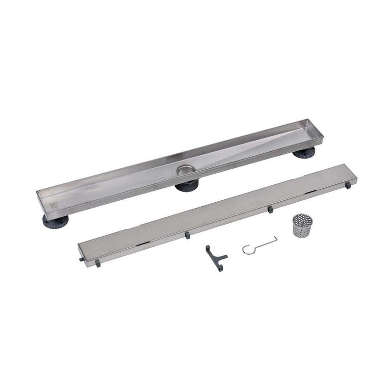 Oatey Designline 28 in. Linear Shower Drain Tile-in Grate in Stainless Steel - Image 2